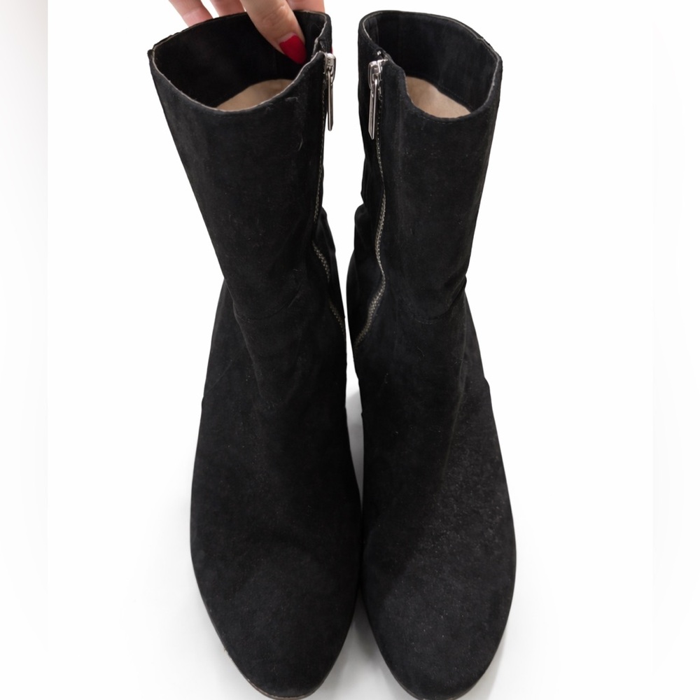 Michael Kors Black Suede Ankle Boots - Picture 5 of 6